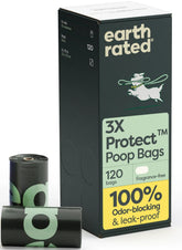 Odor-Blocking Dog Poop Bags Refill Rolls with 3X Protect Technology