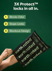 Odor-Blocking Dog Poop Bags Refill Rolls with 3X Protect Technology