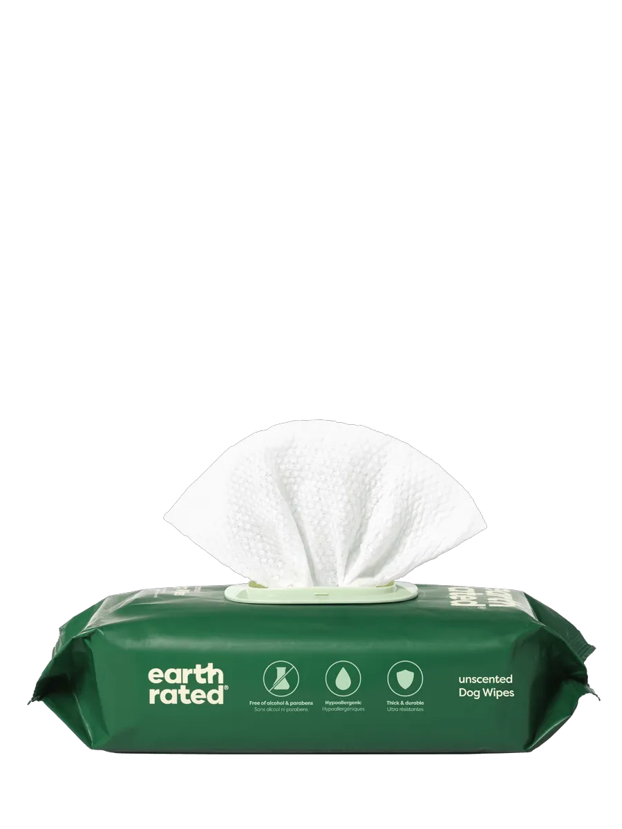 Dog Grooming Wipes - Hypoallergenic Wipes for Paws, Body & Bum | Gentle Daily Cleaning